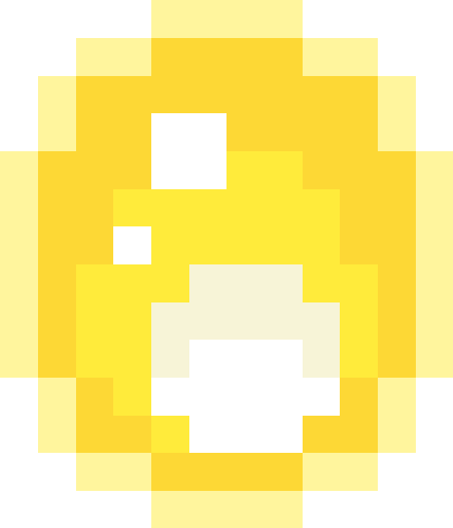 宝石（半球）【イエロー】