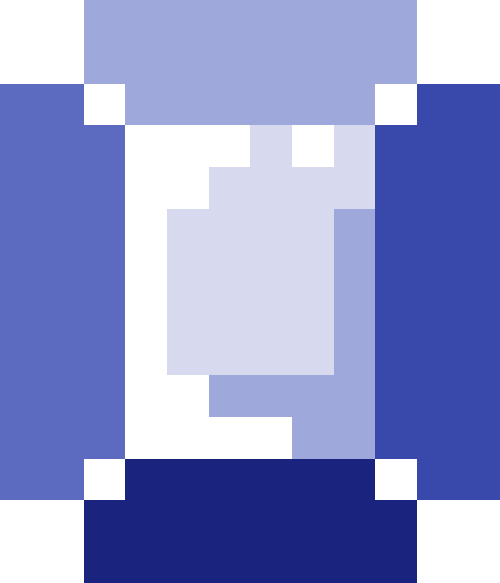 宝石（四角）【ブルー】