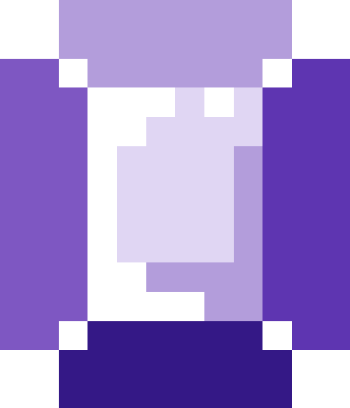 宝石（四角）【パープル】