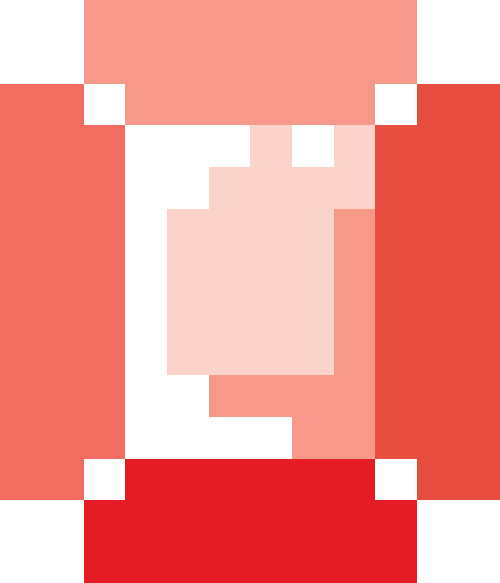 宝石（四角）【レッド】