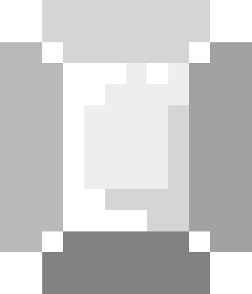 宝石（四角）【ホワイト】