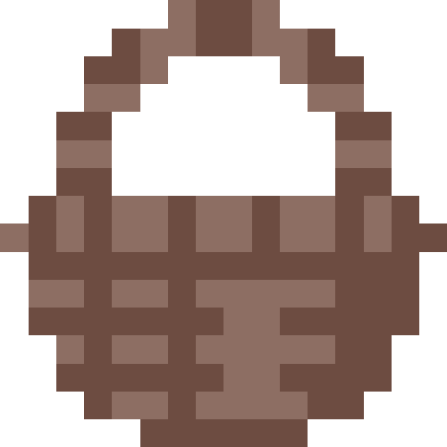 かご【ブラウン】