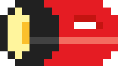 懐中電灯01（ON）【レッド】