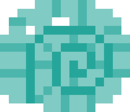 貝殻（巻貝）01【グリーン】