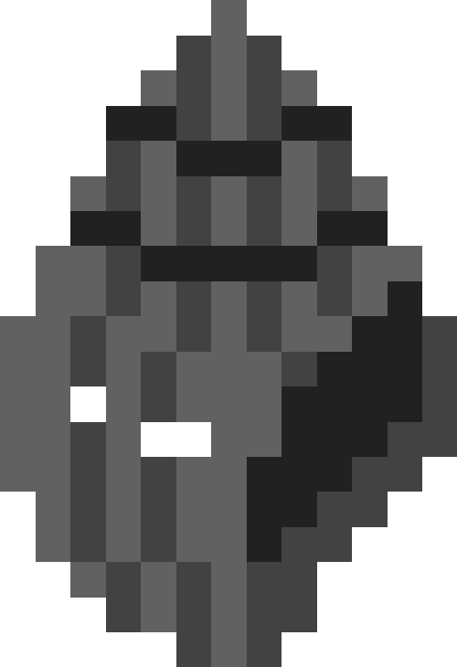 貝殻（巻貝）02【ブラック】