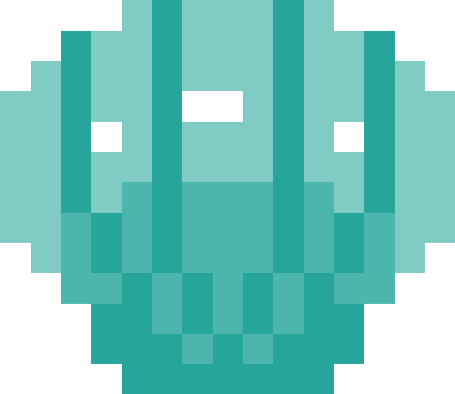 貝殻（二枚貝）【グリーン】