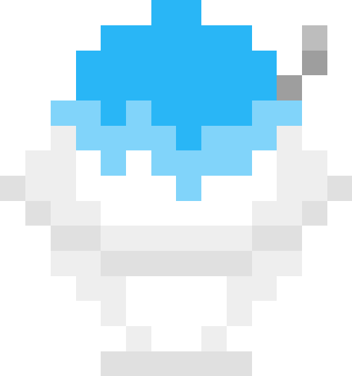 かき氷（ブルーハワイ）