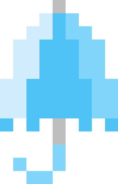 傘（畳み）【ブルー】