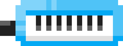 鍵盤ハーモニカ【ブルー】