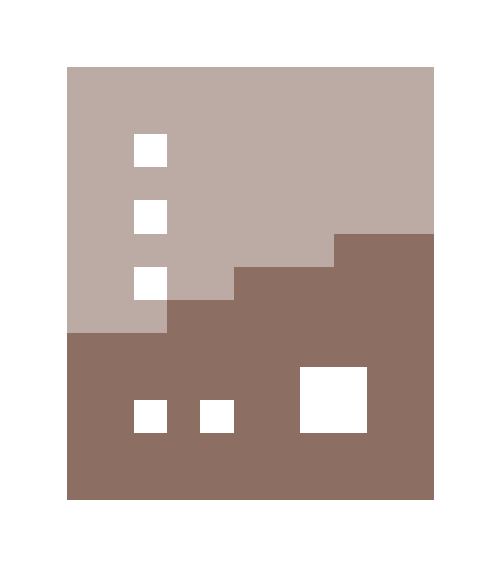 切手【ブラウン】