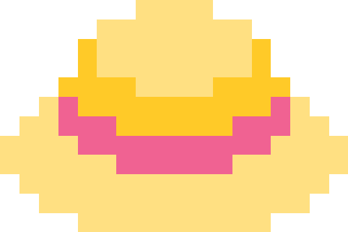 麦わら帽子【ピンク】