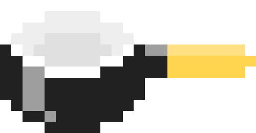 ホーロー鍋（片手）【ブラック】