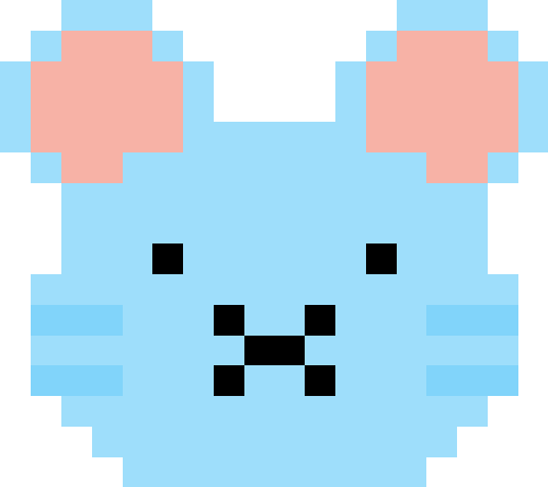 ネズミ（ブルー）