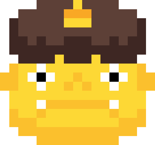 鬼（ツノ1本）【イエロー】