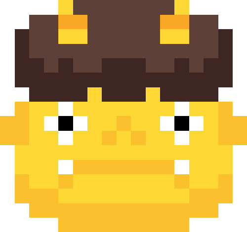 鬼（ツノ2本）【イエロー】