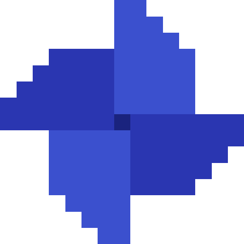 折り紙風車【ブルー】