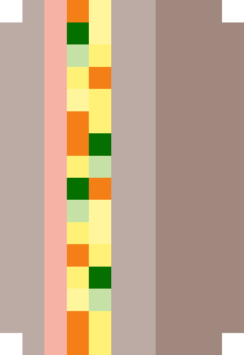 サンドイッチ（ポテトサラダ/ハム/ライ麦パン）【四角】