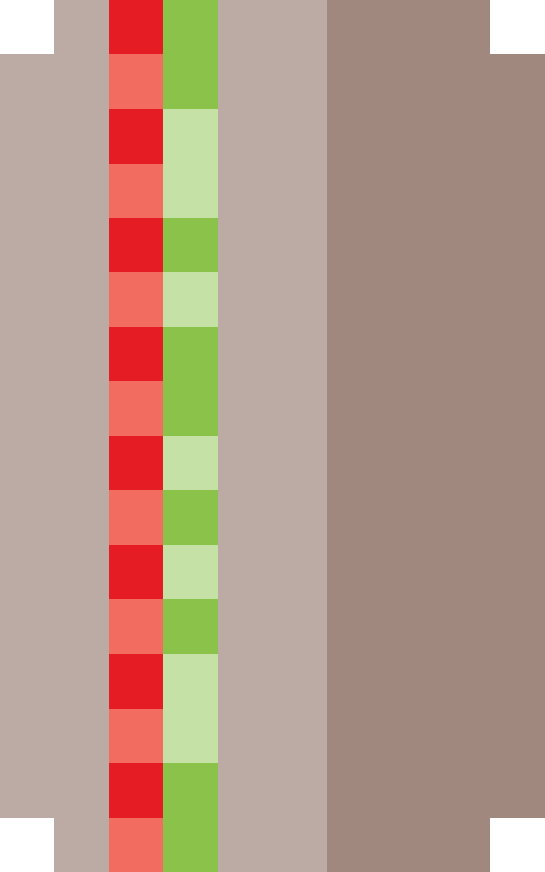 サンドイッチ（トマト/レタス/ライ麦パン）【四角】