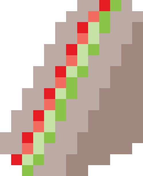 サンドイッチ（トマト/レタス/ライ麦パン）【三角】