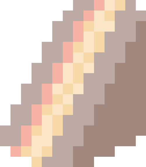 サンドイッチ02（ツナ/ハム/ライ麦パン）【三角】