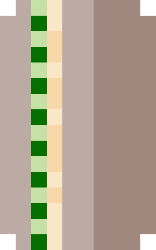 サンドイッチ01（ツナ/キュウリ/ライ麦パン）【四角】