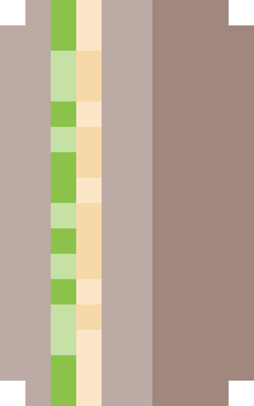 サンドイッチ01（ツナ/レタス/ライ麦パン）【四角】