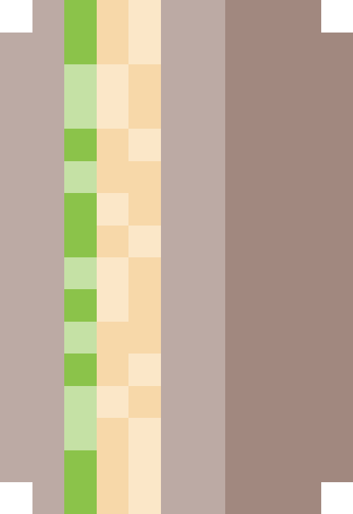 サンドイッチ02（ツナ/レタス/ライ麦パン）【四角】