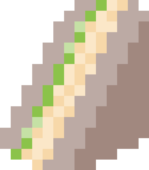 サンドイッチ02（ツナ/レタス/ライ麦パン）【三角】