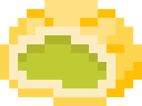 シュークリーム（抹茶クリーム）【断面】