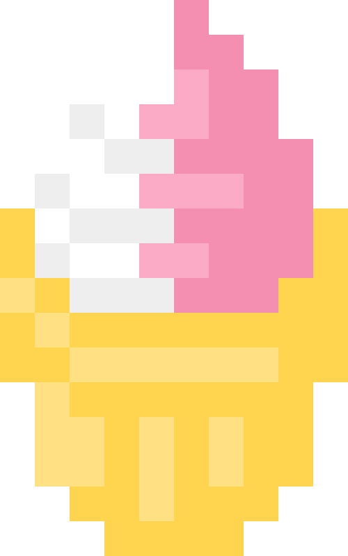 ソフトクリーム（ミルク・ストロベリー）