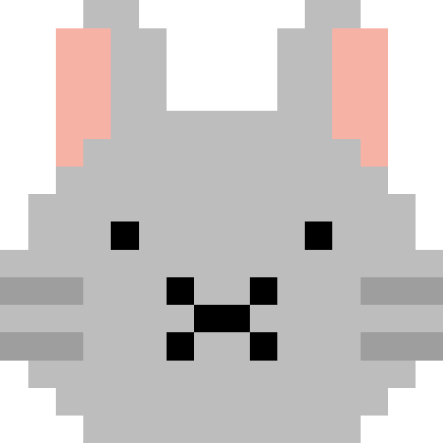 ウサギ（グレー）