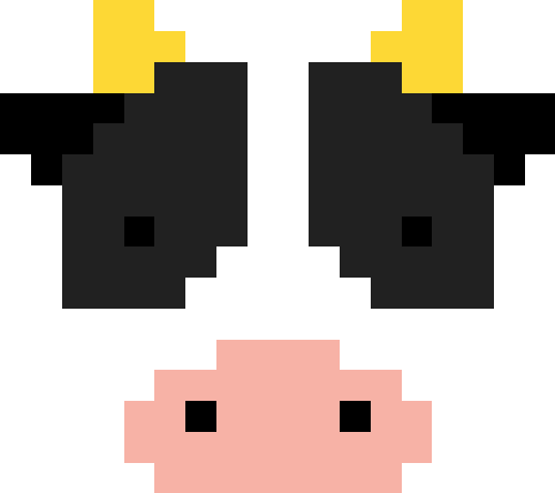 ホルスタイン01（ツノあり）