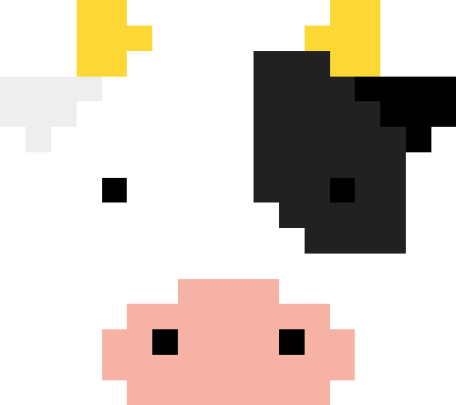 ホルスタイン02（ツノあり）