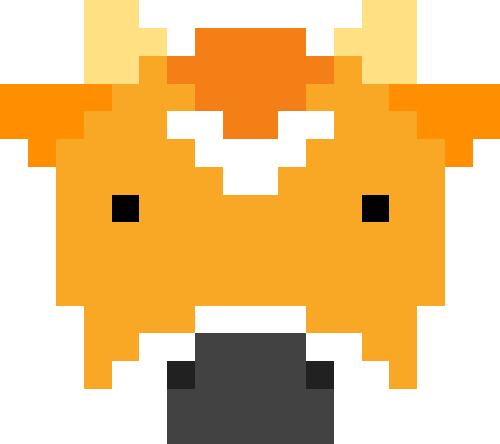 ジャージー牛（ツノあり）