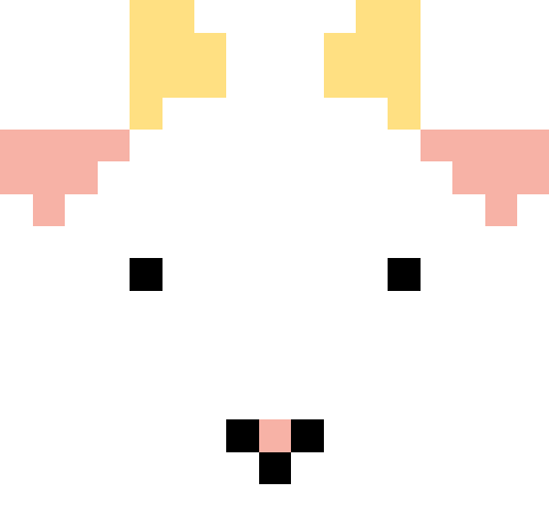 白ヤギ（ツノあり）