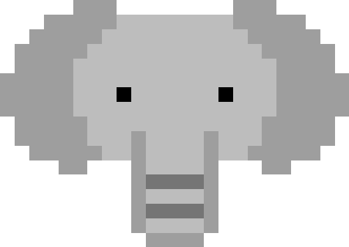 ゾウ（キバあり）