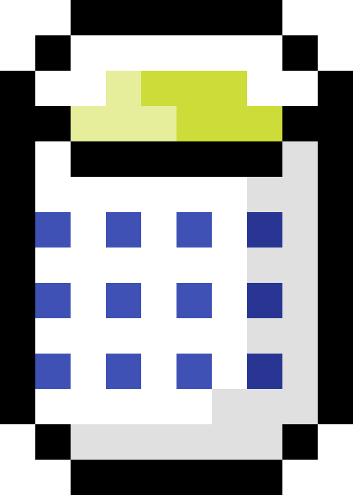 緑茶（切立湯呑）【ブルー】