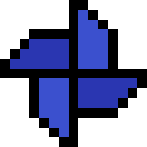 折り紙風車【ブルー】