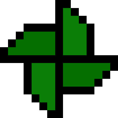 折り紙風車【グリーン】