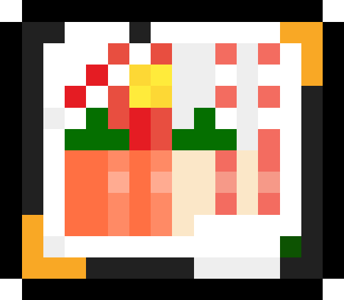 刺身盛り合わせ（蓋あり）02【ブラック】